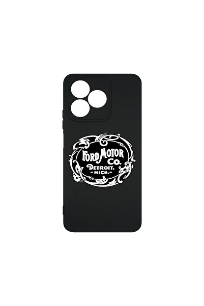 bestcase Husă premium din silicon pentru Xiaomi Redmi 13, logo Ford Classic, ...