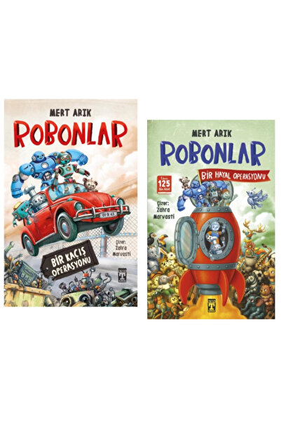 Timaş Çocuk ROBONLAR BİR KAÇIŞ OPERASYONU 1-2 HİKAYE KİTABI (+10 YAŞ)