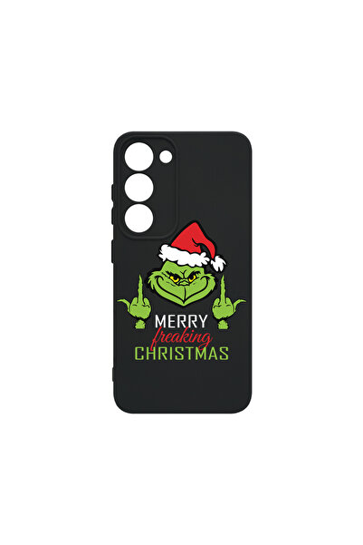 bestcase Carcasă premium din silicon pentru Samsung Galaxy S23 Plus, Grinch's...