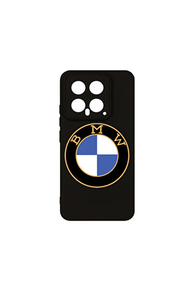 bestcase Husă premium din silicon pentru Xiaomi 14, logo BMW classic, PB 1751