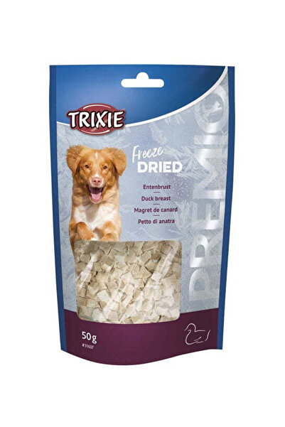 Trixie مكافآت الكلاب من صدور البط المجففة بالتجميد من بريميو، 50 جرام