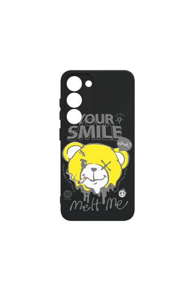 bestcase Husă premium din silicon pentru Samsung Galaxy S23 Plus, Teddy Bear ...
