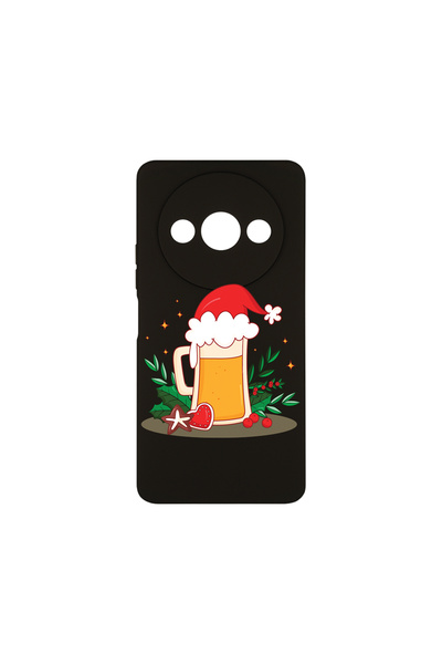 bestcase Carcasă premium din silicon pentru Xiaomi Redmi A3, Bere de Crăciun,...