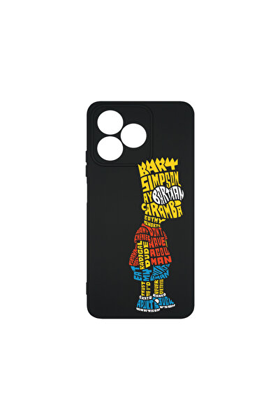 bestcase Θήκη σιλικόνης Premium για Xiaomi Redmi 13, Καλλιγραφία Bart Simpson...