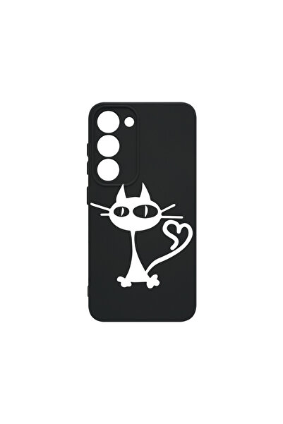 bestcase Carcasă premium din silicon pentru Samsung Galaxy S23 Plus, Cat, PB ...