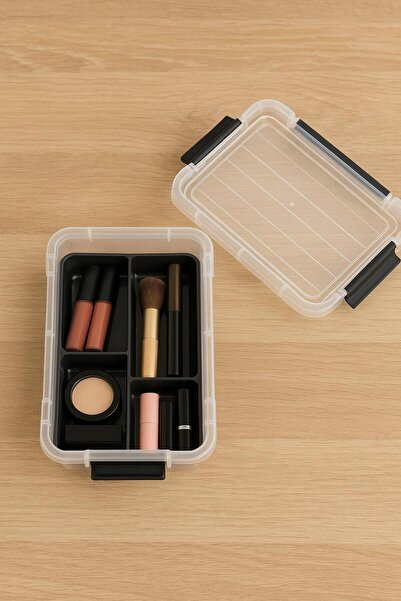 Depa 1.75 L Transparent Storage Box & Organizer Organizing Box