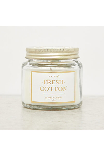 Lifestyle شمعة معطرة برائحة القطن المنعش - 70 جرامًا