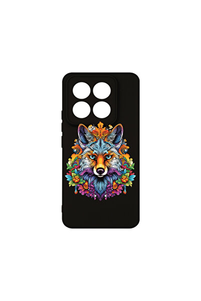 bestcase Husă premium din silicon pentru Xiaomi 14 Pro, Dream Colors - Wolf, ...
