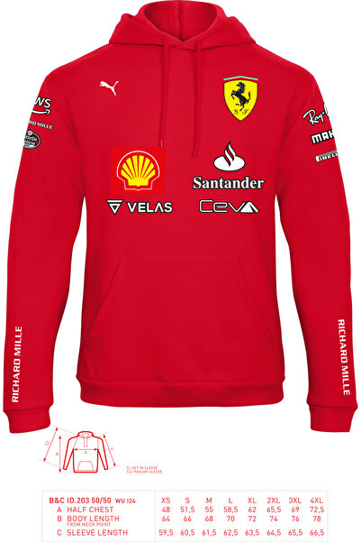 GILDAN Hanorac Ferrari Charles Leclerc Formula 1