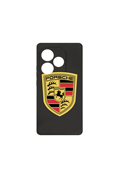 bestcase Carcasă premium din silicon pentru Realme GT 6, logo Porsche, PB 1722
