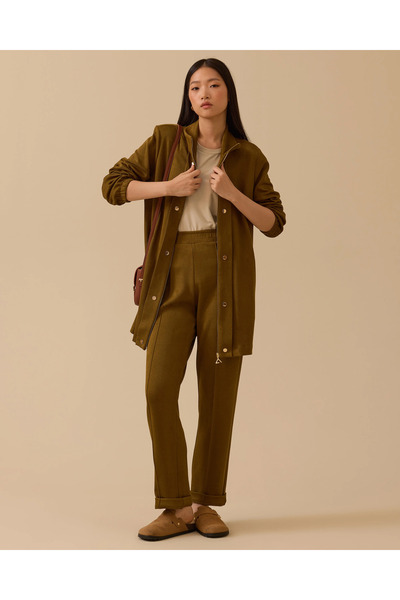 SCL Elastik Bel Bilek Boy Rahat Kesim Eşofman Altı