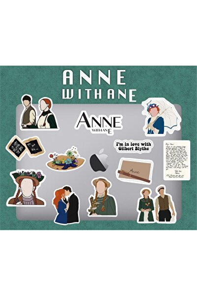 Hediyeni Al مجموعة ملصقات آن وذ أ إن |   ملصق للكمبيوتر المحمول والدفتر والتابلت والهاتف ودفتر الملاحظات ومجلة البوليت