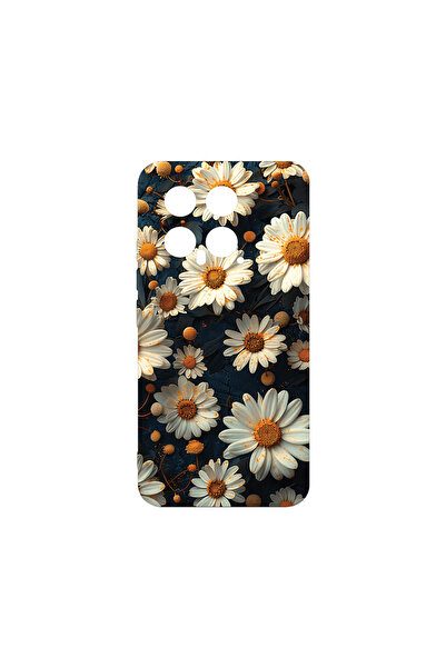 bestcase Husă premium din silicon pentru Xiaomi 14, 3D Daisy, PB 1440