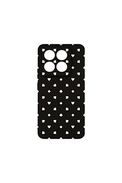 bestcase Husă premium din silicon pentru Xiaomi 14 Pro, model simplu de poker...