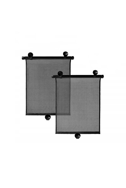 zola Roll-up sunshade set, Zola®, for car, 40x47cm, 2 pieces, black