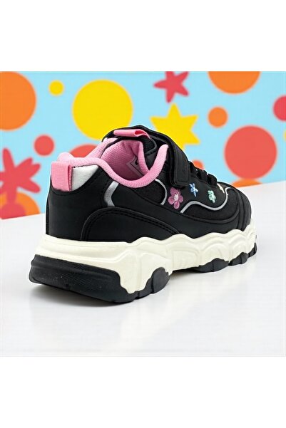 JOJO KIDS момичешки кожени маратонки с велкро закрепване, ортопедична стелка, подметка против хлъзгане