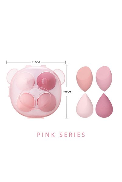 Cosmolac KUTULU YUMURTA MAKYAJ SÜNGERİ 4LÜ (PEMBE)