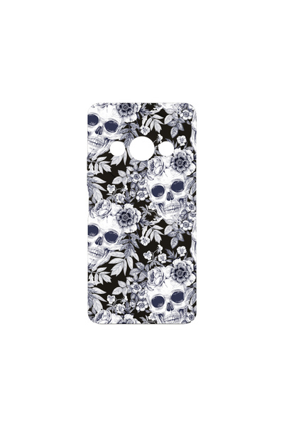 bestcase Carcasă premium din silicon pentru Xiaomi Redmi A3, cu design craniu...