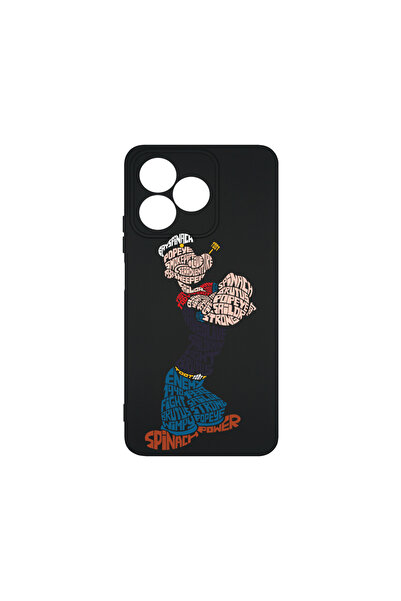 bestcase Θήκη σιλικόνης Premium για Xiaomi Redmi 13, Καλλιγραφία Popey, PB 1527