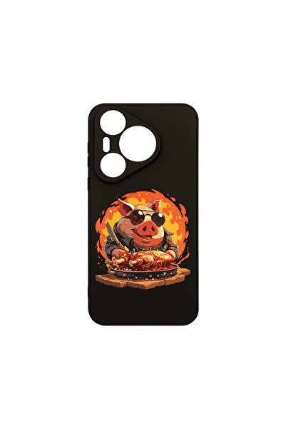 bestcase Θήκη σιλικόνης Premium για Huawei Pura 70 Pro, Pig's Life, PB 1491