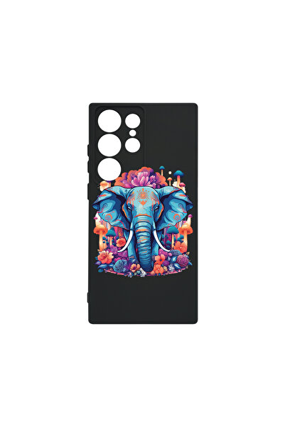 bestcase Carcasă premium din silicon pentru Samsung Galaxy S23 Ultra, Dream Colors - Elephant, PB 1574