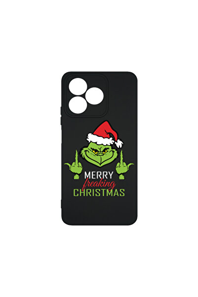 bestcase Husă premium din silicon pentru Xiaomi Redmi 13, Grinch's - Crăciun ...