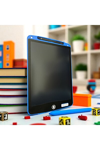 WBC TOYS جهاز لوحي للرسم للأطفال متعدد الألوان مقاس 12 بوصة، شاشة LCD متعددة الألوان، قلم رقمي للكتابة، لعبة مقاس 30.48 سم