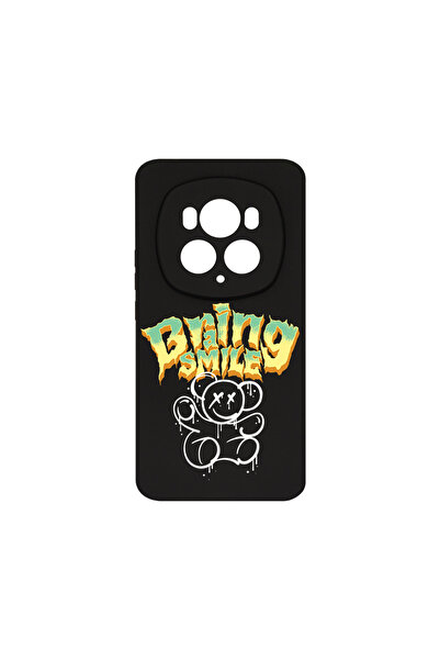 bestcase Husă premium din silicon pentru Honor Magic6 Pro, zâmbet de ursuleț ...