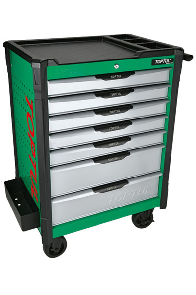 TOPTUL Dulap GE21322 mobil pentru scule cu 7 sertare, cu roți pentru deplasar...