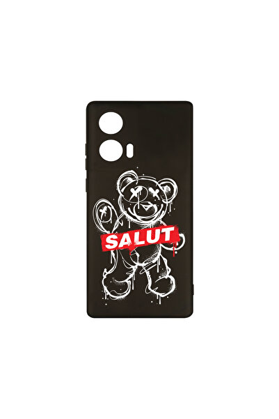 bestcase Husă premium din silicon pentru Motorola Edge 50 Fusion, Teddy Bear ...