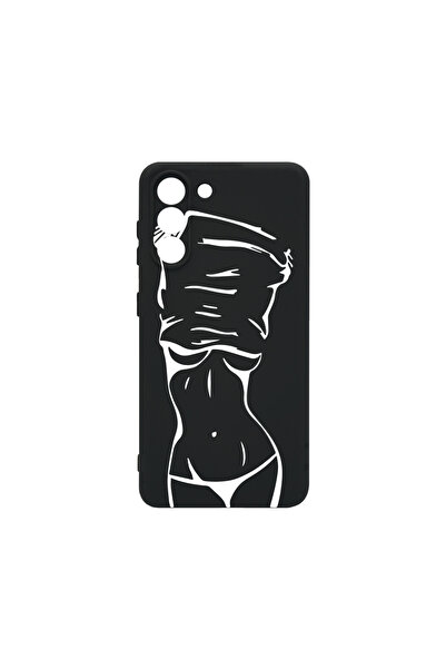bestcase Husă premium din silicon pentru Samsung Galaxy S21, model Woman Body...