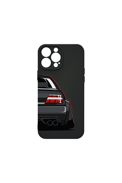 bestcase Carcasă premium din silicon pentru Apple iPhone 13 Pro Max, cu lumin...