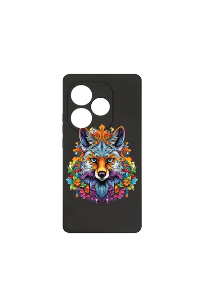 bestcase Carcasă premium din silicon pentru Realme GT 6, Dream Colors - Wolf,...