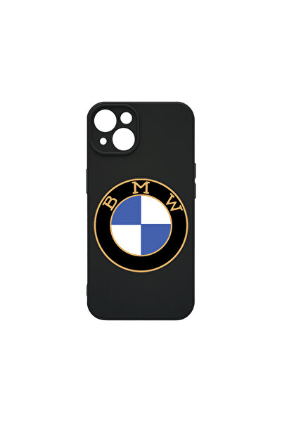 bestcase Husă premium din silicon pentru Apple iPhone 15 Plus, logo BMW class...