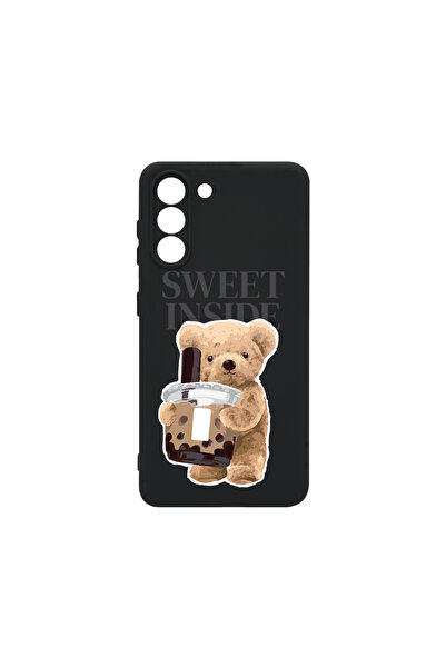 bestcase Husă premium din silicon pentru Samsung Galaxy S21, model ursuleț de...