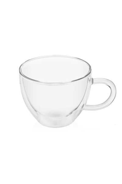 ETA Set of 2 cappuccino cups ETA5180 92010, 230 ml, double-walled borosilicate glass