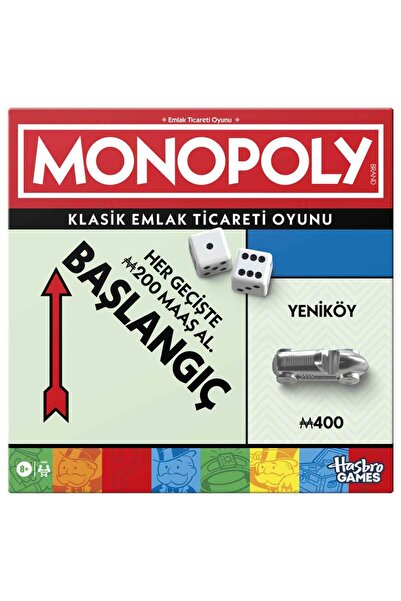 Hasbro Monopoly Klasik Kutu Oyunu G0009