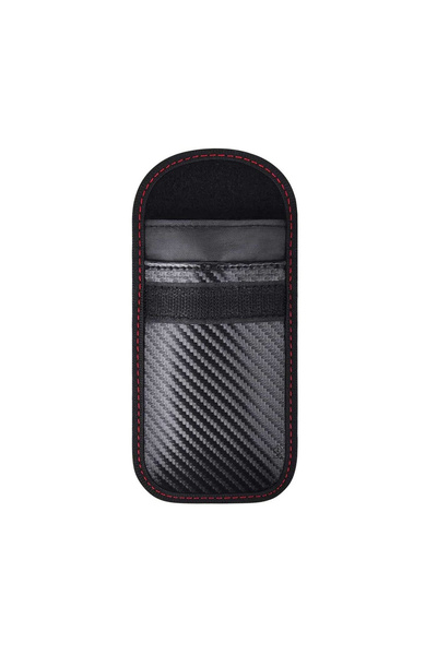 zola Anti-theft protective case for keys and cards, RFID signal, carabiner, velcro closure, 13.5x8