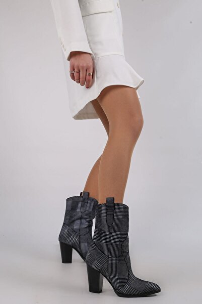 Genel Markalar Elga Western Kadın Yarım Çizme R059