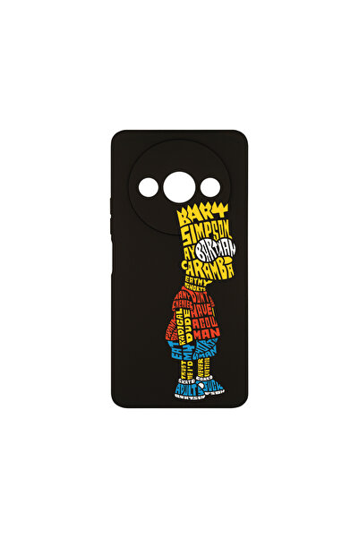 bestcase Θήκη σιλικόνης Premium για Xiaomi Redmi A3, Καλλιγραφία Bart Simpson...