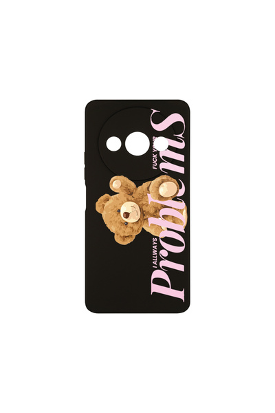 bestcase Husă premium din silicon pentru Xiaomi Redmi A3, Ursuleț de pluș - P...