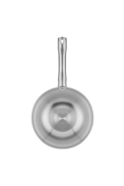 Altınbaşak Steel Wok Pan – Stainless Steel Handle 32 cm (a 107Wk 32)