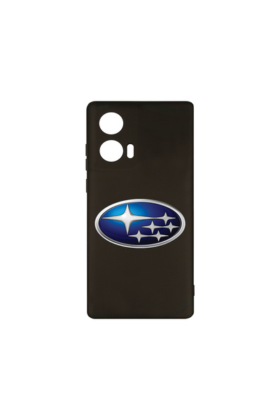 bestcase Husă premium din silicon pentru Motorola Moto G04, logo Subaru, PB 1713