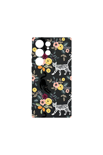 bestcase Θήκη σιλικόνης Premium για Samsung Galaxy S23 Ultra, με μοτίβο γάτας...