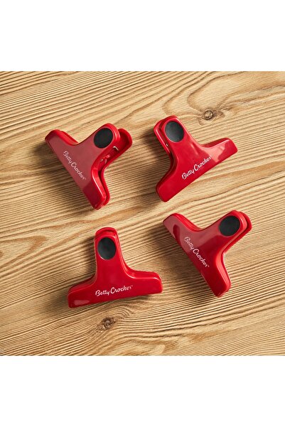 Generic Betty Crocker Kitchen Clip with Magnet - Set of 4