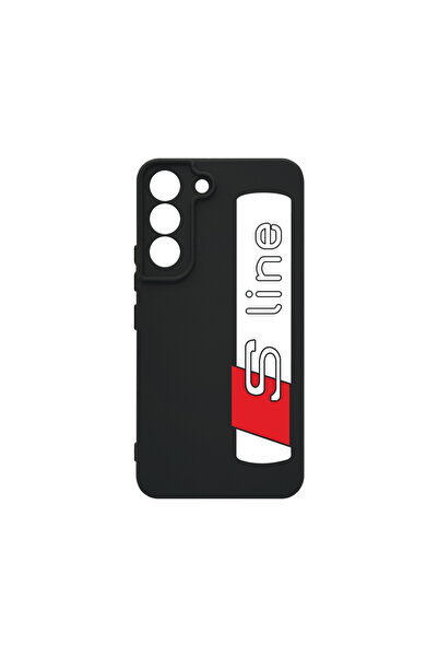 bestcase Carcasă premium din silicon pentru Samsung Galaxy S22, logo Audi S L...