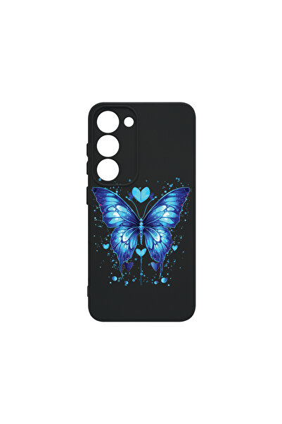 bestcase Carcasă premium din silicon pentru Samsung Galaxy S23 Plus, fluture ...