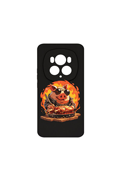 bestcase Carcasă premium din silicon pentru Honor Magic6 Pro, Pig's Life, PB ...