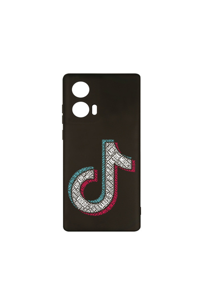 bestcase Husă premium din silicon pentru Motorola Moto G04, Calligraphy TikTo...