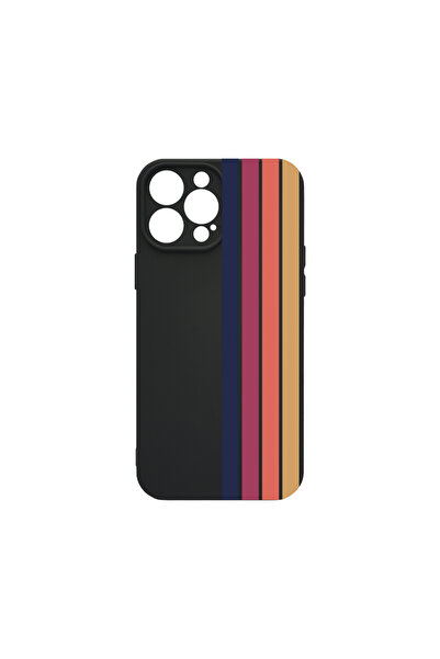 bestcase Θήκη σιλικόνης Premium για Apple iPhone 12 Pro Max, Retro Lines, PB ...